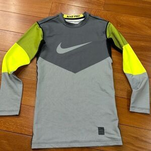 Nike Pro Dri-Fit Mock Neck competition Long Sleeve Shirt Men’s S